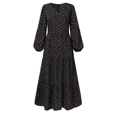 Vestido Casual Floral con Volantes para Tallas Grandes - Image 5