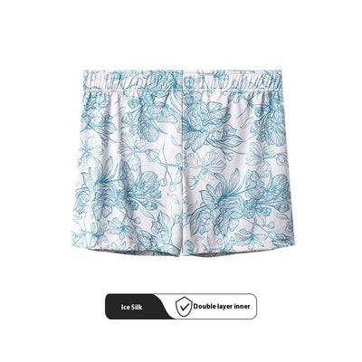 Bóxers de Seda de Hielo para Hombre - Pantalones Cómodos para Casa - Image 7