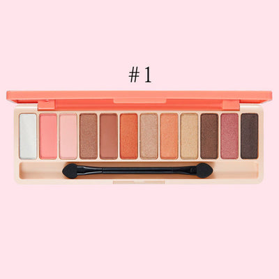Paleta de Sombras 12 Colores Tonos Nude - Maquillaje Principiantes - Image 14