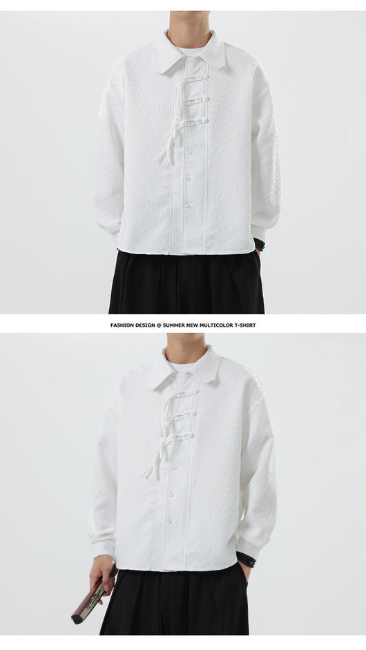 Camisa Suelta Estilo Chino Retro Artístico - Diseño Original - Image 19