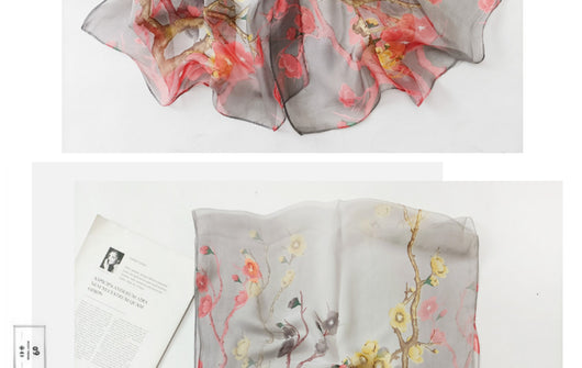 Pañuelo Playa Protección Solar Flor de Cerezo - Ligero y Suave para Mujer - Image 56
