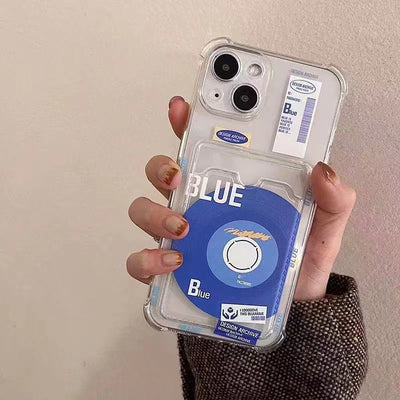Funda para Teléfono Klein Blue con Compartimento para Tarjetas - Image 6