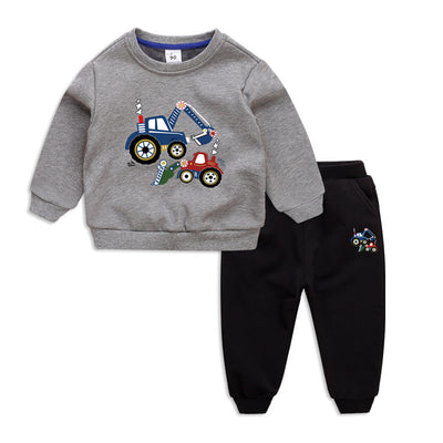Conjunto de Abrigo Infantil con Forro Polar Engrosado para Invierno - Image 4