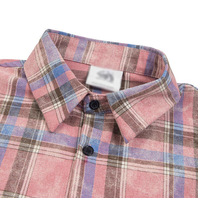 Camisa Cuadros Holgada Manga Larga para Hombre - Image 24