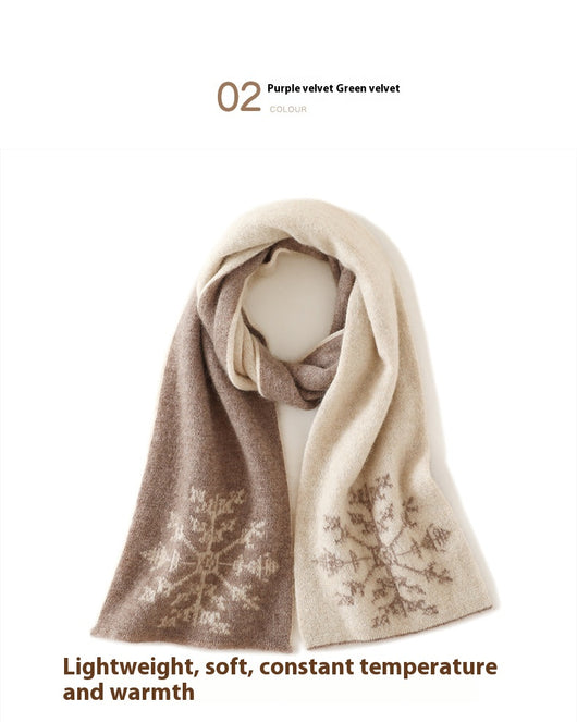 Bufanda Térmica de Cachemira Jacquard para Otoño e Invierno - Image 32