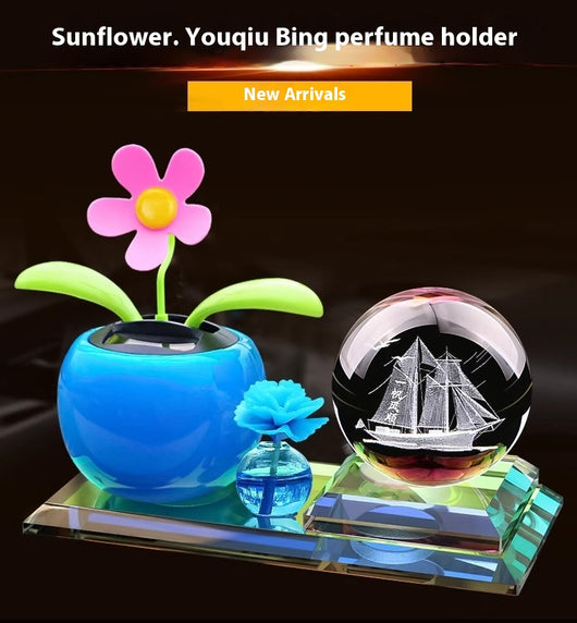 Adorno Perfumado para Auto con Cabeza Móvil y Cristal Tallado - Image 32