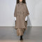 Abrigo Trench Cape Largo para Mujer - Otoño