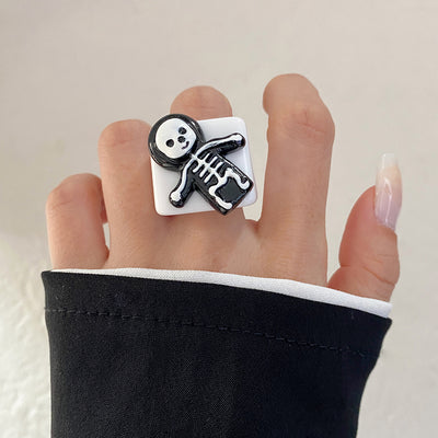 Anillos de Calabaza, Murciélago y Fantasma para Halloween - Image 3