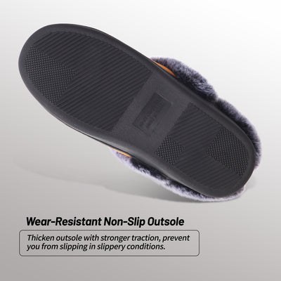 Zapatillas de Casa Otoño Invierno con Diseño Desgastado y Boca de Pelaje para Hombre - Image 2
