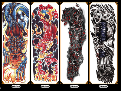 Manga Completa Tatuaje Temporal Impermeable Serie QB - Image 2