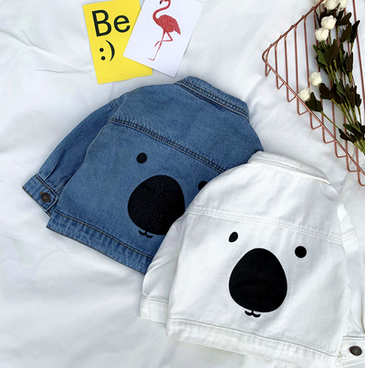 Chaqueta de Mezclilla con Diseño de Osito para Niño - Image 3