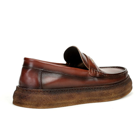 Zapatos Casuales de Cuero para Hombre con Suela Gruesa y Altura Aumentada - Image 5