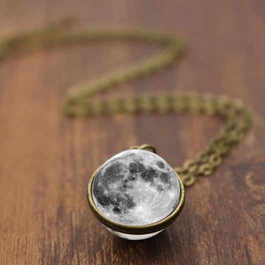 Collar Reversible de Galaxia Nebulosa Doble Cara - Image 3