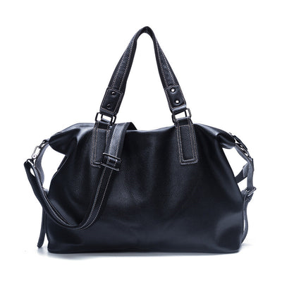 Bolso de Cuero Genuino Estilo Coreano para Mujer