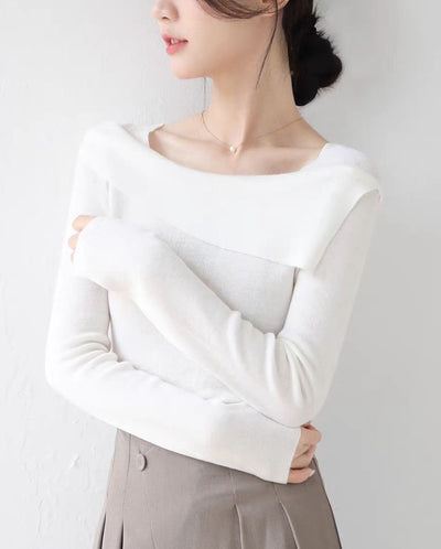 Suéter Cuello Solapa Elegante para Mujer - Colección Otoño Invierno - Image 7