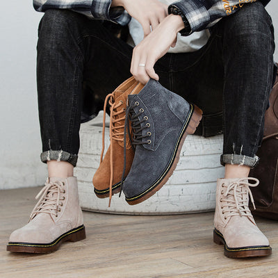 Botas Altas Estilo Británico - Calzado de Trabajo Casual Tallas Grandes - Image 11