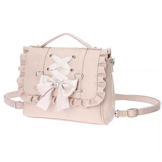 Bolsa Lolita con Moño Love - Mochila Convertible de Mano, Hombro y Bandolera - Image 10