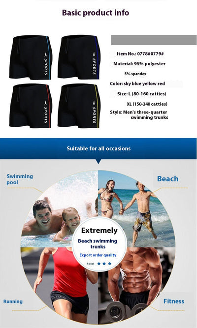 Bañador Deportivo Talla Grande con Control Abdominal para Aguas Termales - Image 23