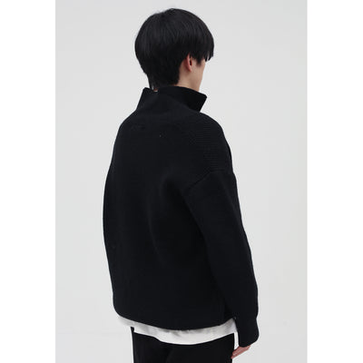 Suéter Tejido Hombre Diseño Doble Cierre - Estilo Relajado y Versátil - Image 11