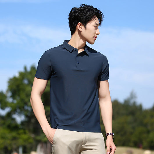 Polo Deportivo Hombre Ice Silk Elástico sin Costuras - Image 13