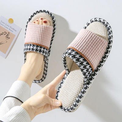 Pantuflas de Lino para Mujer - Cómodas, Transpirables y Antideslizantes - Image 7