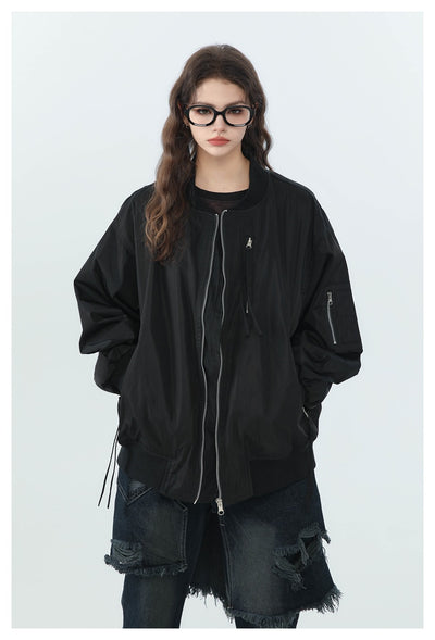 Abrigo Beisbolero Holgado para Mujer - Image 22