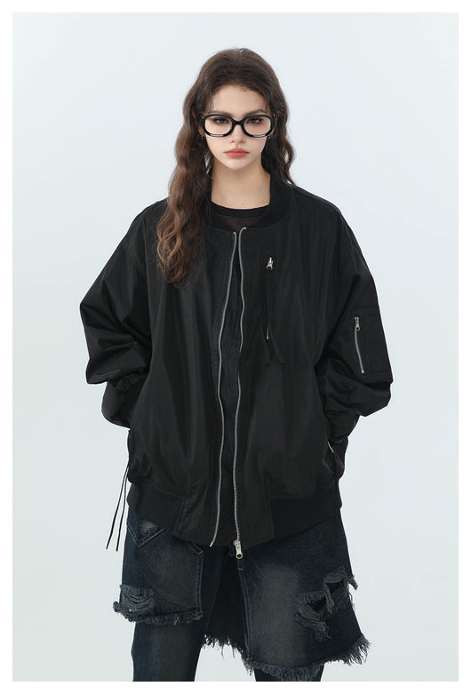 Abrigo Beisbolero Holgado para Mujer - Image 22