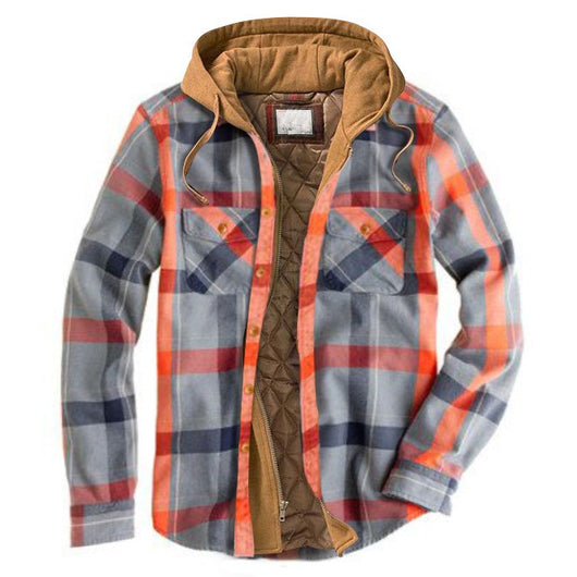 Chaqueta con Capucha Leisure - Abrigo Reversible de Dos Texturas - Image 7