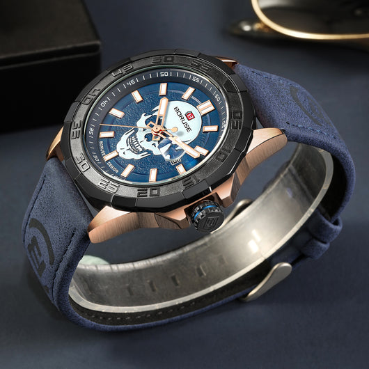 Reloj Deportivo Resistente al Agua con Calendario y Correa de Cuero - Image 7