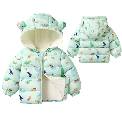 Abrigo Acolchado de Plumón con Forro Polar para Bebés y Niños Pequeños - Image 15