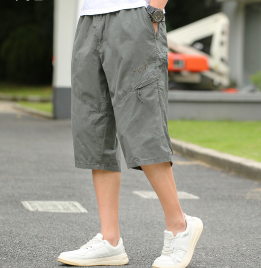 Pantalones Cortos Deportivos Holgados para Hombre Talla Grande - Image 11