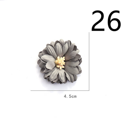 Diadema de Flores de Tela con Base Adhesiva para Hacer a Mano - Image 92