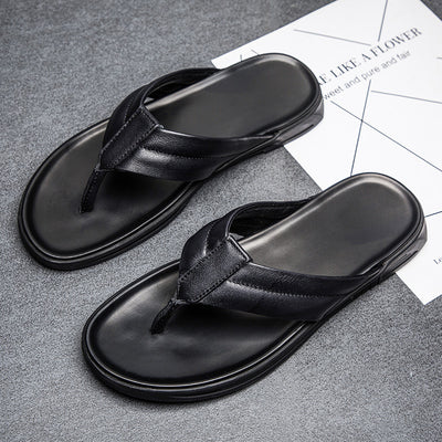 Sandalias de Cuero para Hombre - Chanclas de Playa Cómodas y Elegantes - Image 6