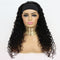 Peluca Ondas Brasileñas con Diadema de Cabello Humano