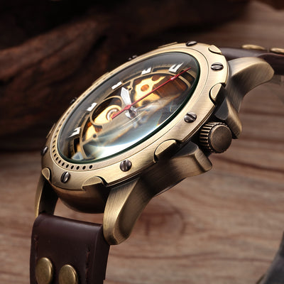 Reloj Automático Steampunk Skeleton para Hombre - Image 5