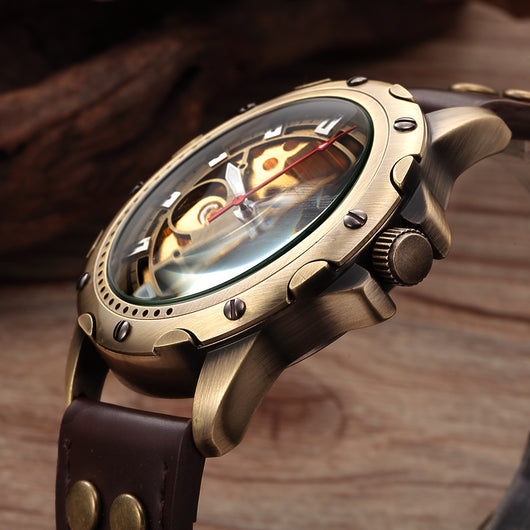 Reloj Automático Steampunk Skeleton para Hombre - Image 5