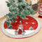 Falda para Árbol de Navidad en Lino - Decoración Elegante para la Base
