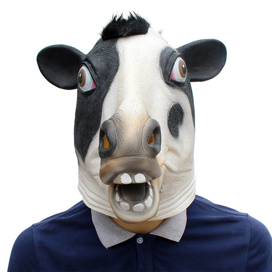 Máscara de Vaca de Látex para Fiesta de Halloween