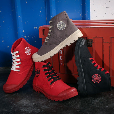 Zapatillas Canvas de Alto Corte para Estudiantes - Estilo Hip-Hop Versátil