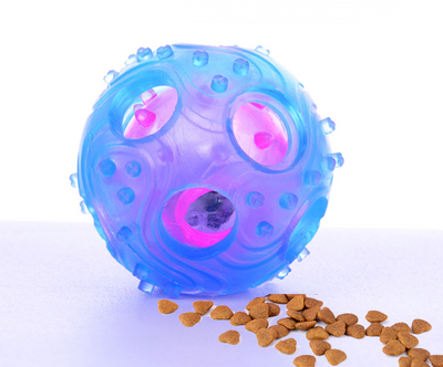 Three translucent hollow toy balls in pink, blue, and yellow, with textured surfaces and internal components. - Image 9