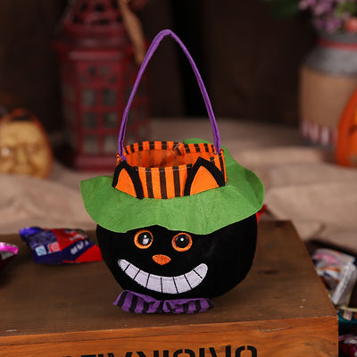Bolsa de Caramelos Halloween con Diseño de Calabaza - Accesorio Portátil para Disfraz - Image 2