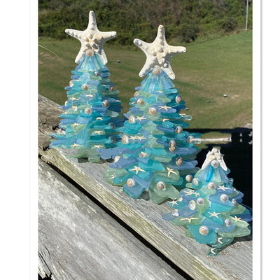 Árbol de Navidad Azul de Cristal DIY - Decoración Única y Creativa - Image 5