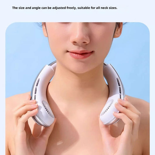 Ventilador Portátil Recargable USB para Cuello - Diseño Ergonómico Manos Libres - Image 3