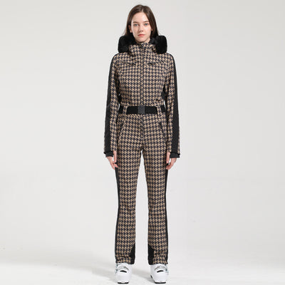 Traje de Esquí Integral para Mujer Profesional Acolchado Térmico - Image 18