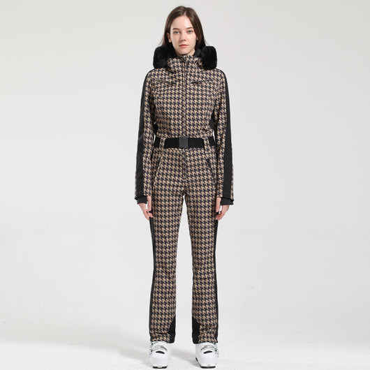 Traje de Esquí Integral para Mujer Profesional Acolchado Térmico - Image 18