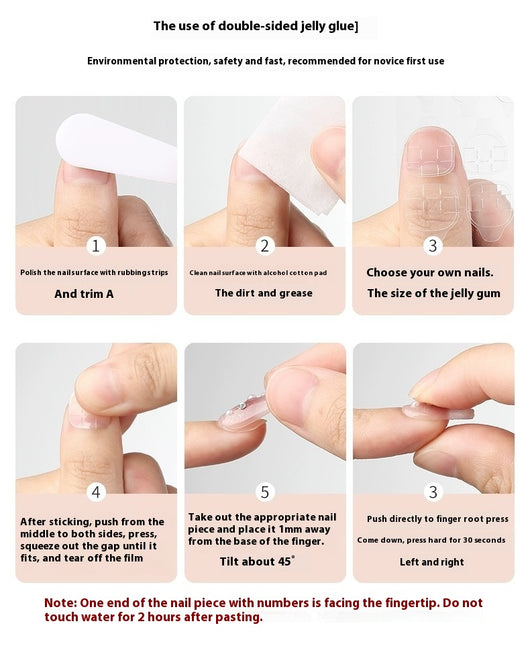 Uñas Postizas Nude Minimalista - Parches de Manicura Listos para Usar - Image 9
