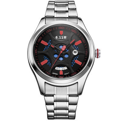 Reloj de Acero Inoxidable Resistente al Agua con Tecnología de Ahorro Energético - Image 14
