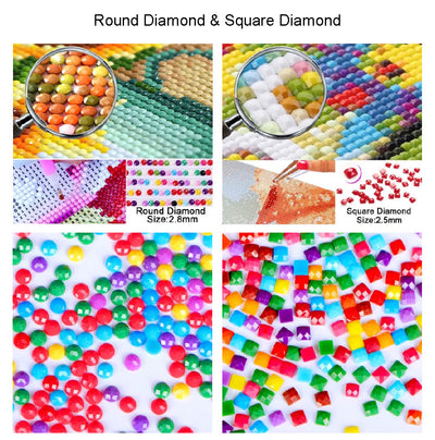 Cuadro de Diamantes 5D Redondo - Pintura Religiosa DIY para el Hogar - Image 6