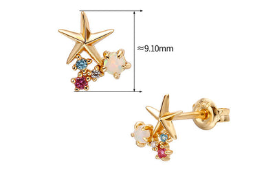 Aretes de Estrella de Mar La Sirenita - Image 7