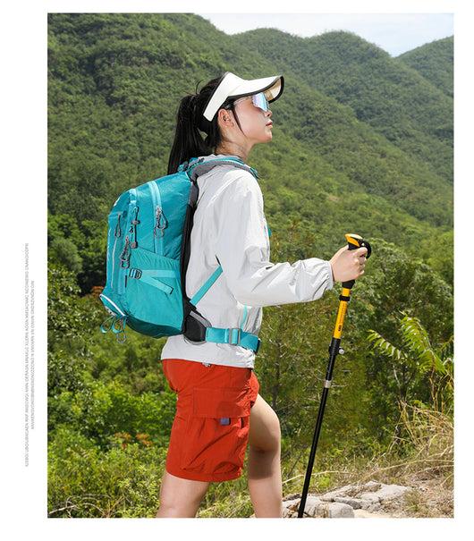 Mochila de Senderismo AZELA 30L Naranja - Resistente para Trekking y Montañismo - Image 37